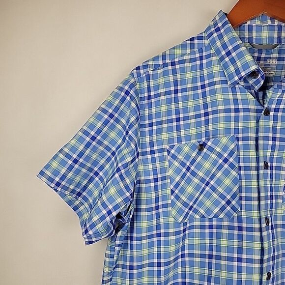 Under Armour Shirt Mens Large UA Chesapeake Plaid Vented Fishing Hiking Travel - Picture 3 of 9